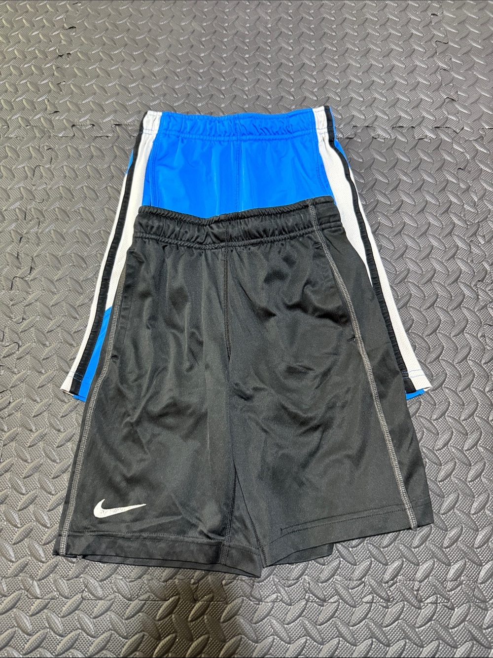 Nike Boys Black and Blue Athletic Shorts Bundle Size XS